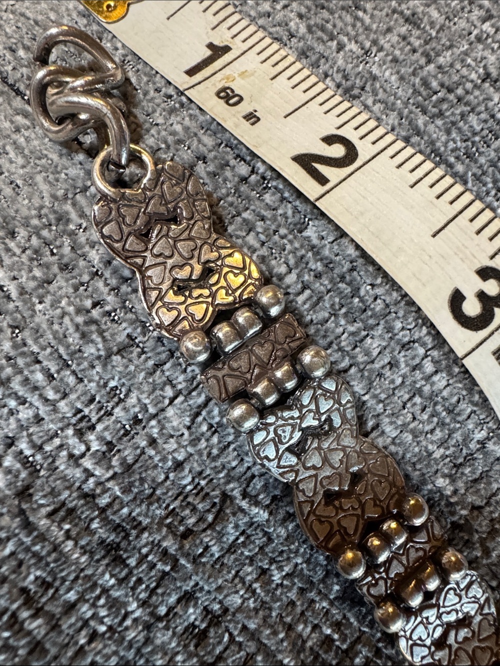 Brighton Silver-Tone Heart Link Bracelet - Picture 5 of 7